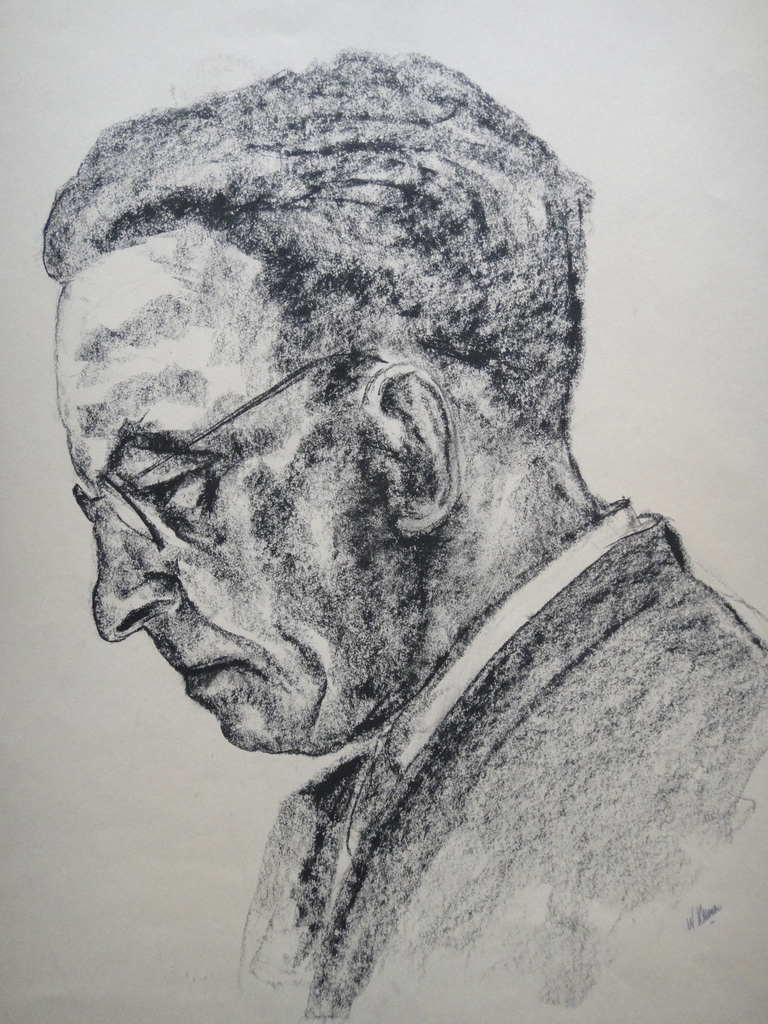 Onbekend, tekening, portret van een man (en profil) kopen? Bied vanaf 1!