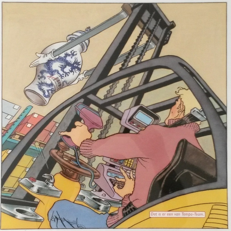 Theo van den Boogaard - litho - Tempo Team - heftruck kopen? Bied vanaf 25!