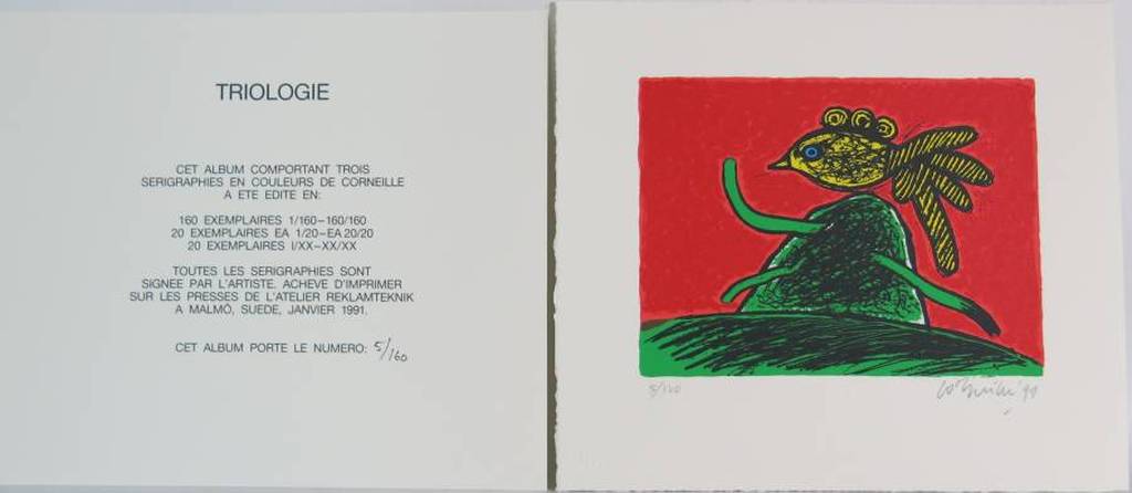 Corneille: Portfolio 3x Zeefdruk, Triologie  kopen? Bied vanaf 150!