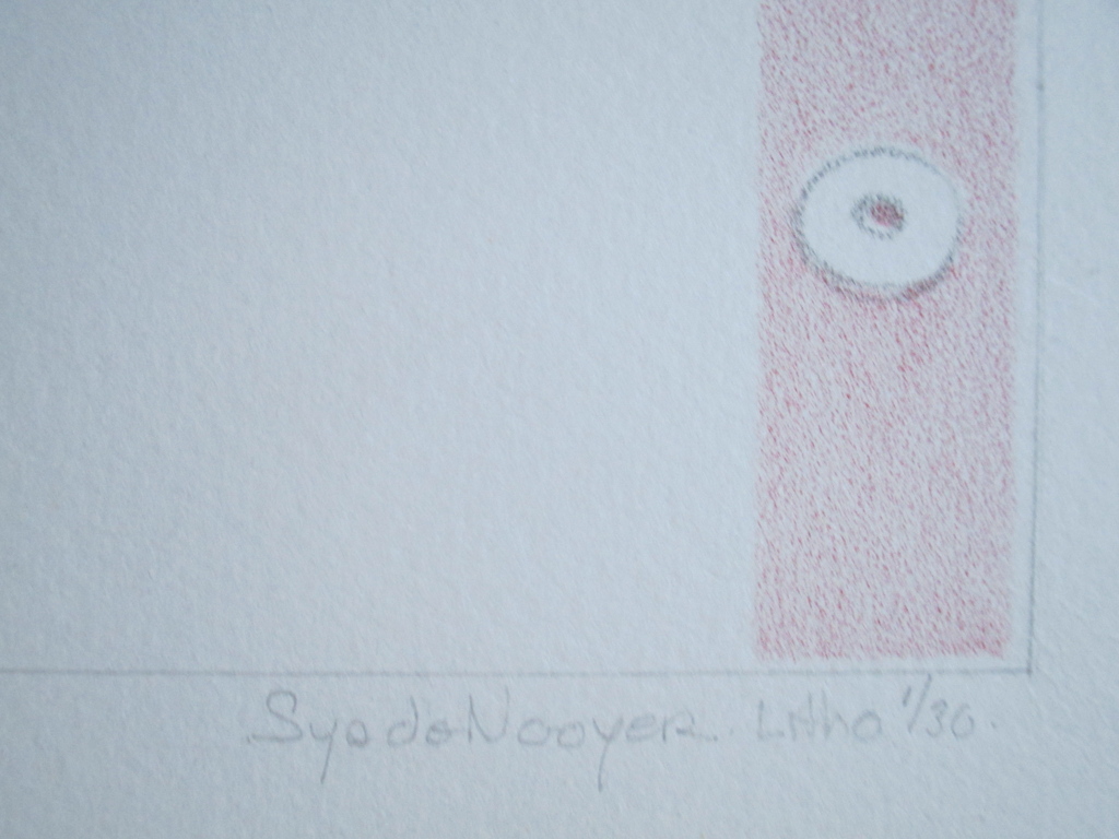 Sya de Nooyer- litho, LAATStE KEER vanaf 1 euro kopen? Bied vanaf 1!