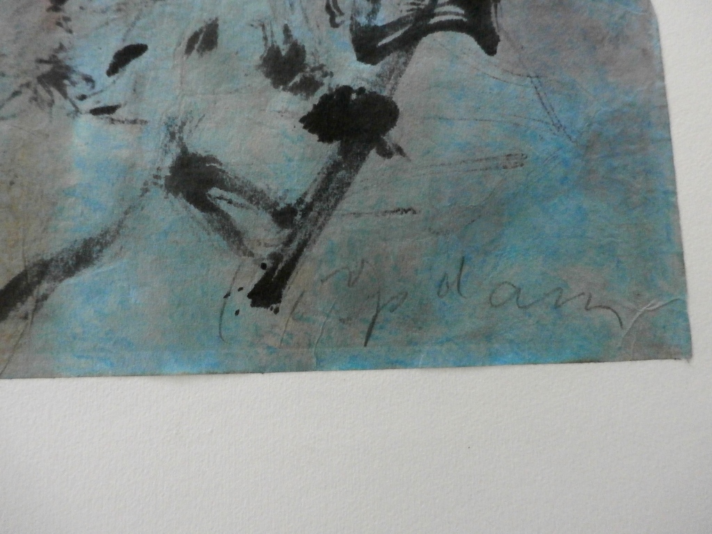 Joop Dam - aquarel: Submarine kopen? Bied vanaf 55!