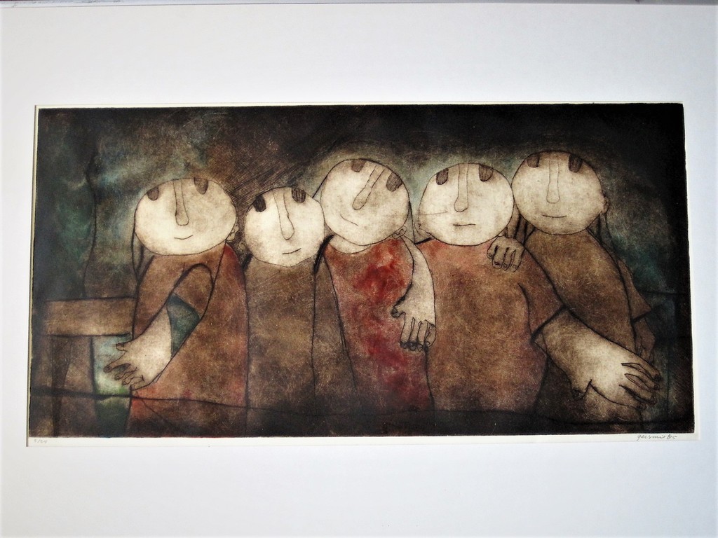 Dromerige Grafiek van Gerda Smit "grote Familie" in zeer beperkte oplage van 25! kopen? Bied vanaf 1!