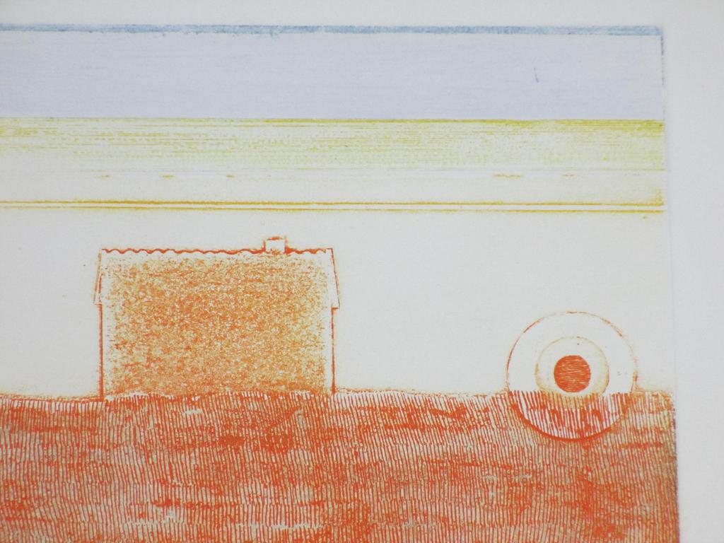 Eduard Flor, Compositie in Oranje/Geel, Kleurets kopen? Bied vanaf 55!