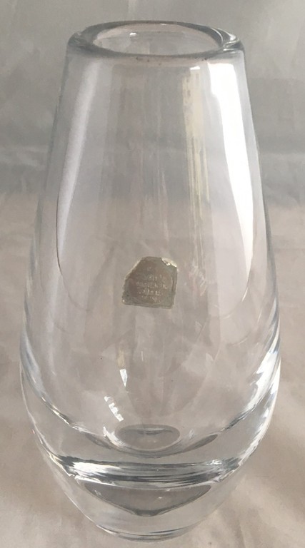 Max Verboeket voor de Kristalunie - blank glazen conische vaas kopen? Bied vanaf 25!