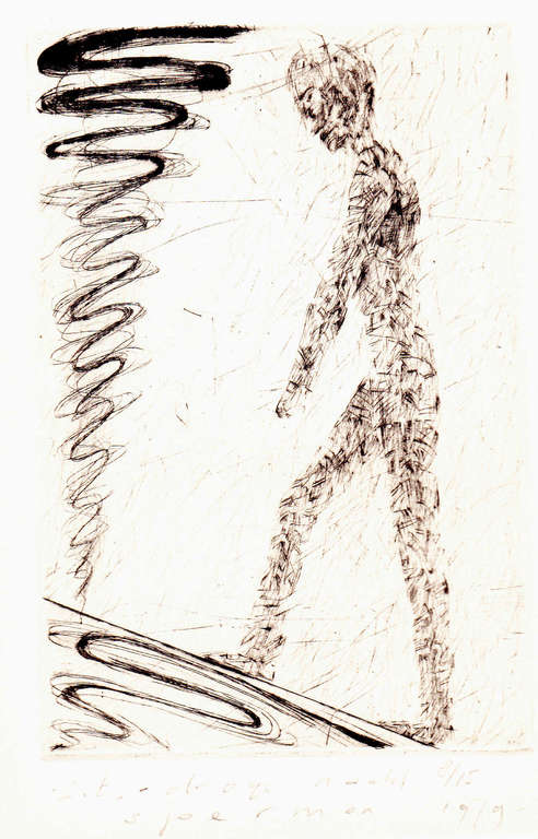 Kees Spermon, ets uit 1979 verkocht voor € 50!