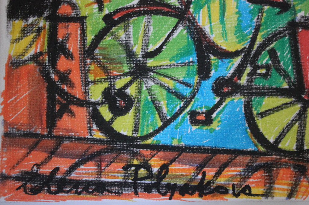 Elena Polyakova (21e eeuw)  - Amsterdamse grachten -Acrylverf op doek kopen? Bied vanaf 50!