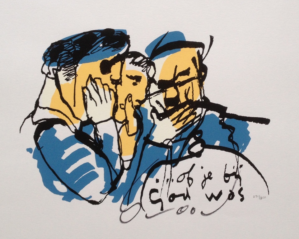 Herman Brood - Handgesigneerde zeefdruk  verkocht voor € 95!