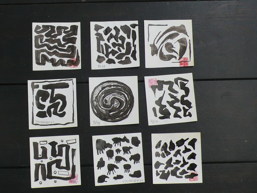 ERNST VIJLBRIEF (9 x inkt op papier) verkocht voor € 50!