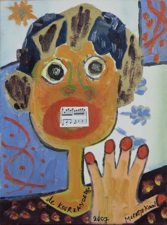 Meertje Kaal: Olieverf of canvas, De koorzangeres kopen? Bied vanaf 1!