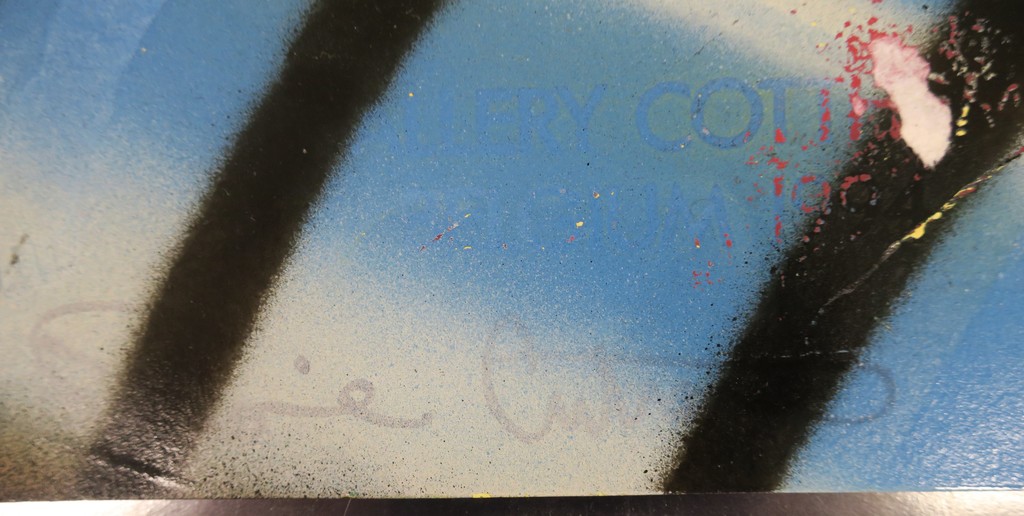 Ronnie Cutrone: Zeefdruk bewerkt met graffiti, Arch angels kopen? Bied vanaf 1!