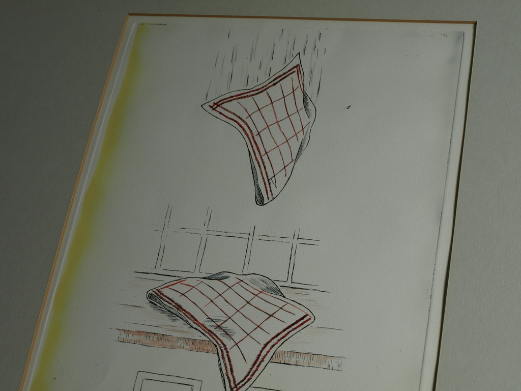 Pieter Holstein : Ingekleurde ets – 271 - gesigneerd – oplage 20 ex. – ca 1970 kopen? Bied vanaf 1!