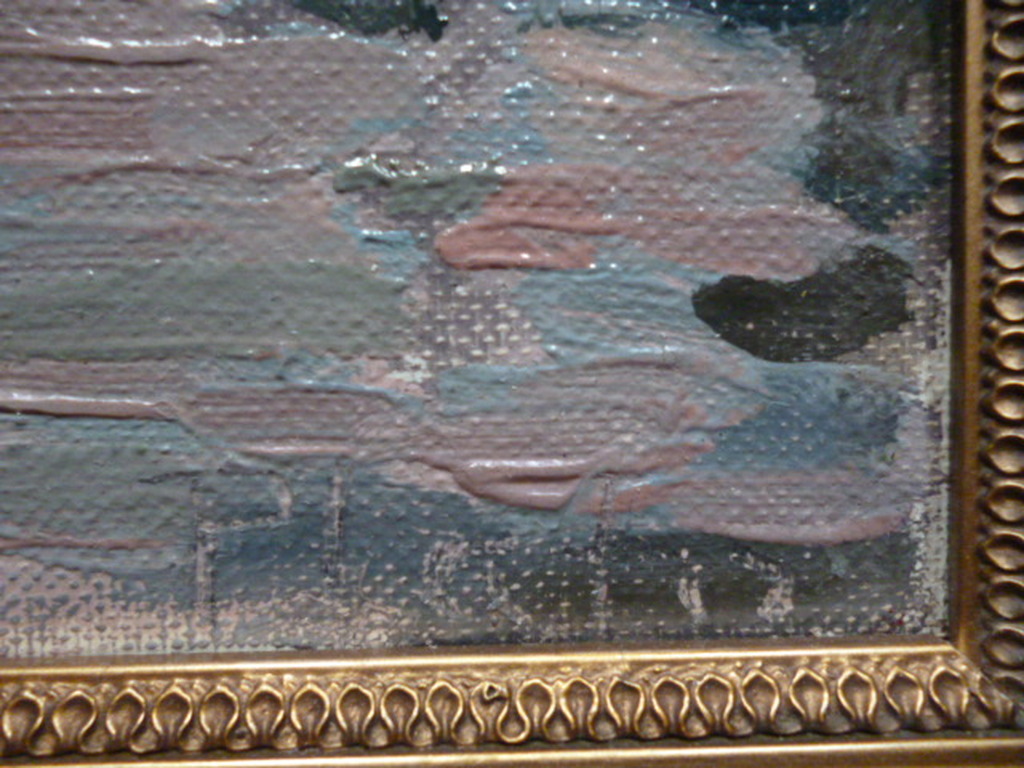 Plat - olieverf - Stadsgezicht Lyon kopen? Bied vanaf 80!