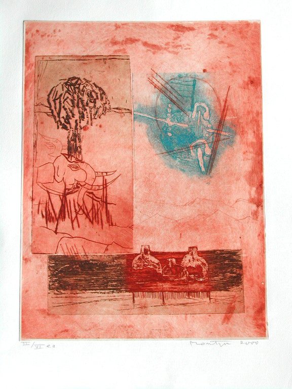 Jan Montyn. ets / aquatint  Millennium serie kopen? Bied vanaf 460!