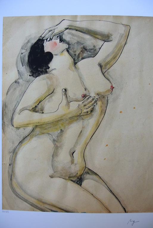 Maria Gimenez. -SEKX- Mooie glicee op katoenpapier. Gesigneerd. 2016. Oplage 25. kopen? Bied vanaf 49!