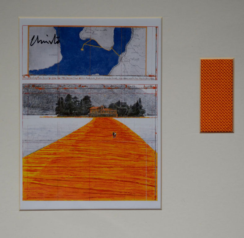 Christo- The Floating Piers- collage handgesigneerd, ingelijst FREE ship kopen? Bied vanaf 99!