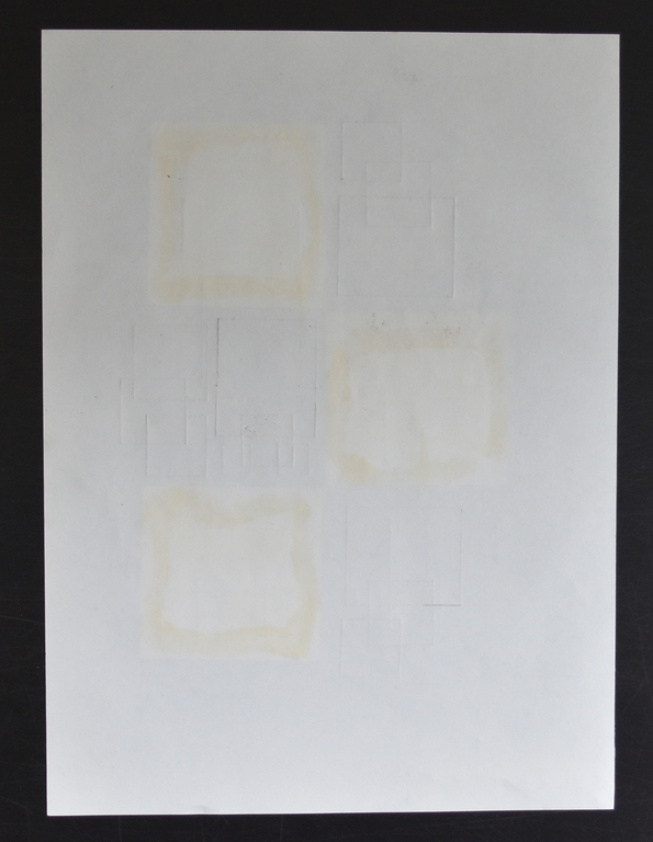 Siep van den Berg. constructivistische tekening/collage, 1980, gesigneerd kopen? Bied vanaf 1!