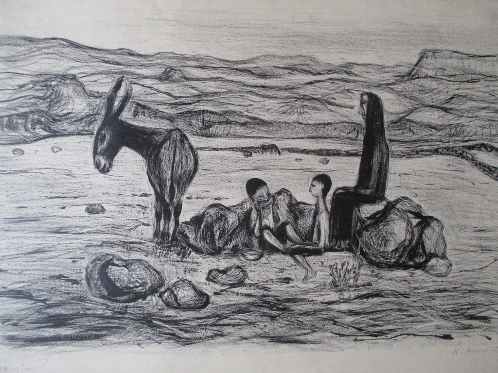 Kees Andrea, Litho  verkocht voor € 35!