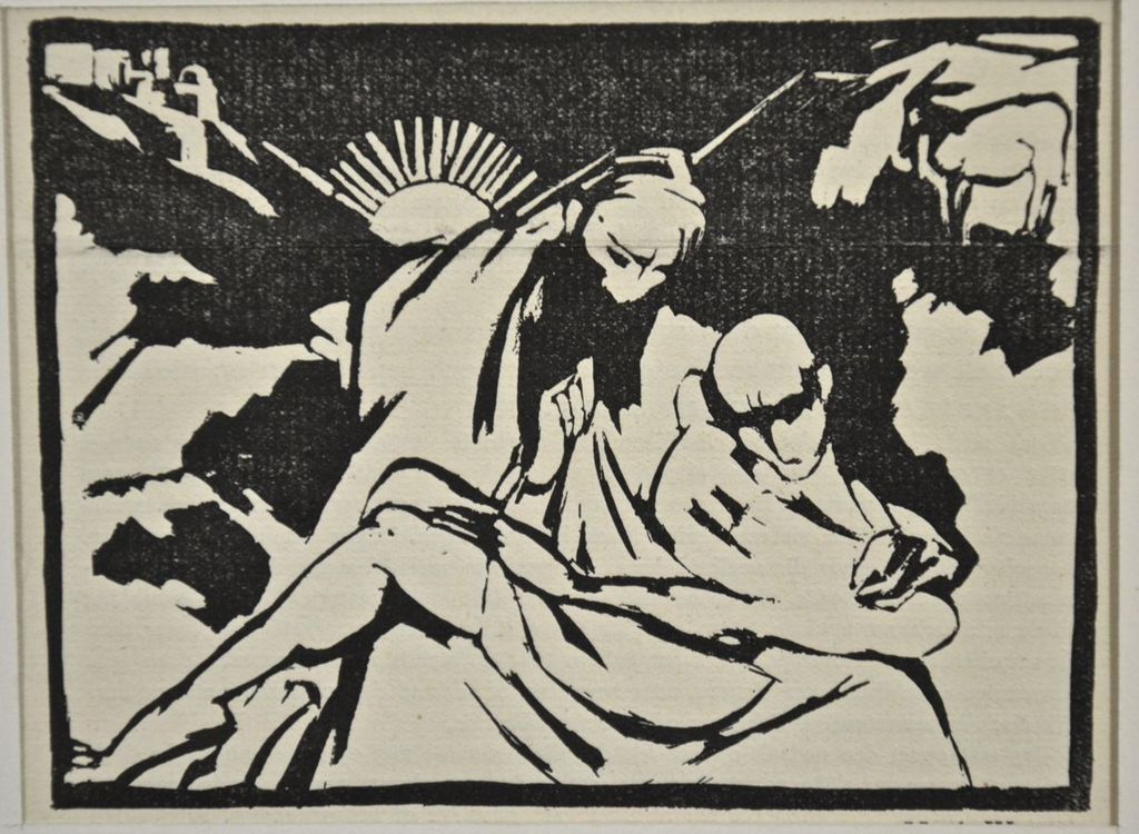 Weyand/ Wiegman: Drie houtsneden. Figuren  kopen? Bied vanaf 1!