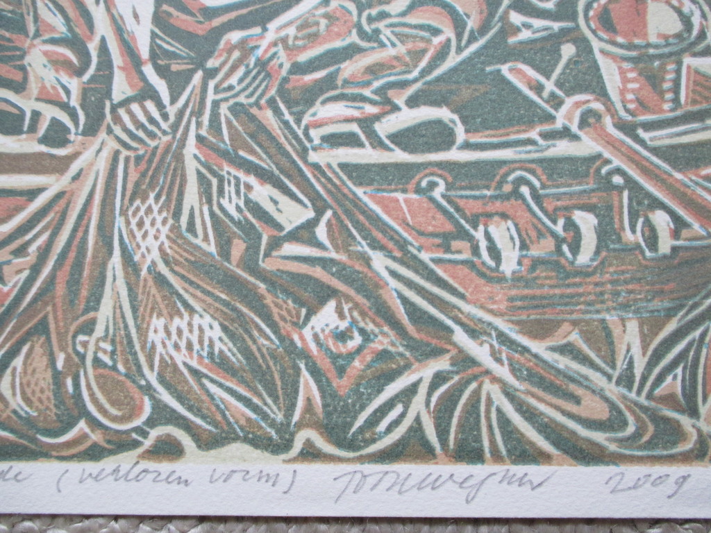 Toon Wegner, Linosnede,  kopen? Bied vanaf 30!