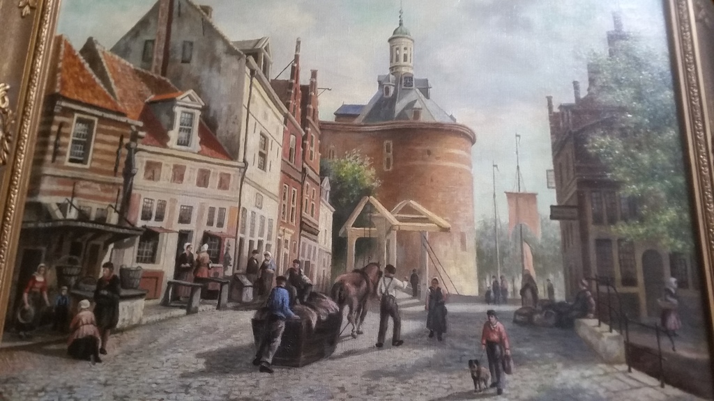 Zuiderspui in Dromedaris 1866 olieverf/geschilderd / A.Ringoir naar C.Springer kopen? Bied vanaf 300!