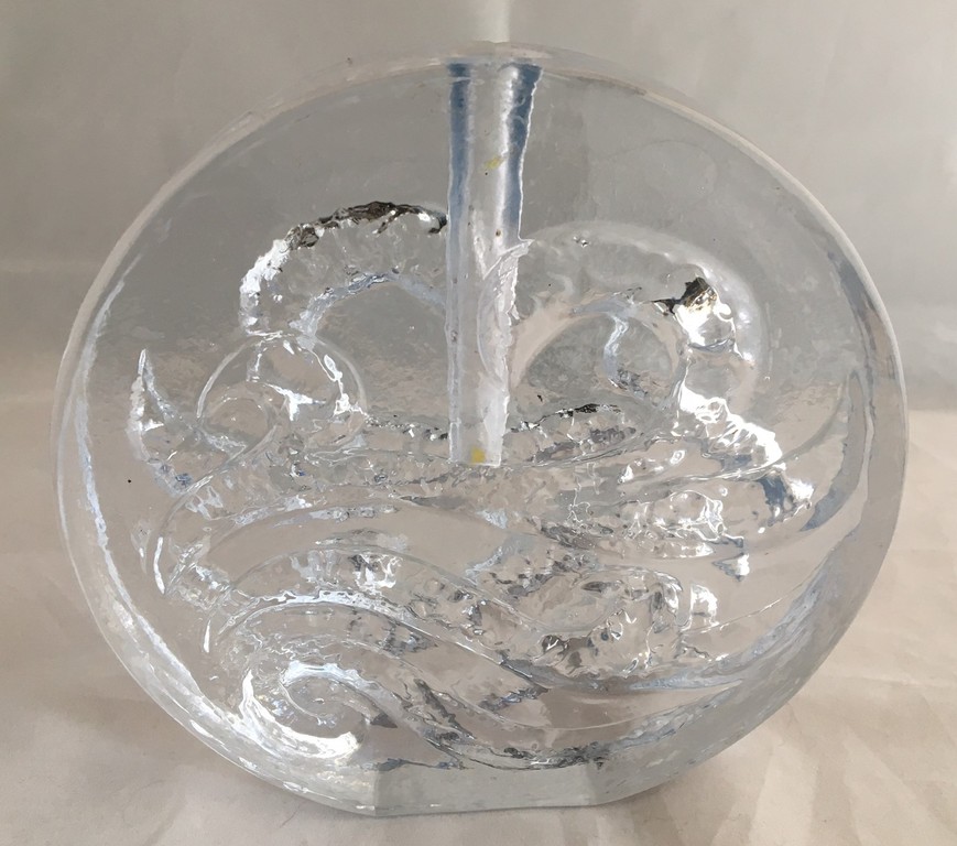 Walther glas - vintage ovale solifleur kandelaar kopen? Bied vanaf 15!