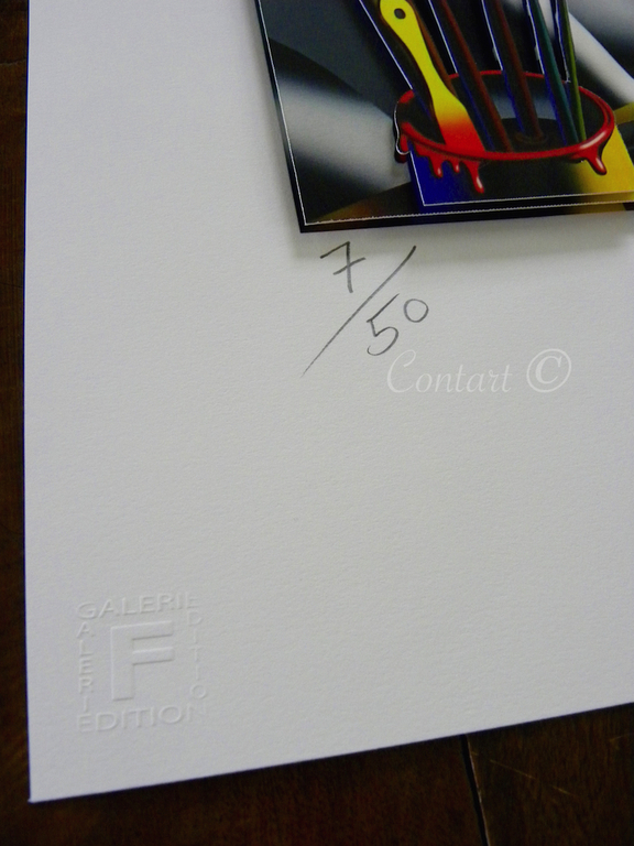 'Quick on the draw' - gesigneerde 3D constructie op basis van giclee - 2014 kopen? Bied vanaf 250!