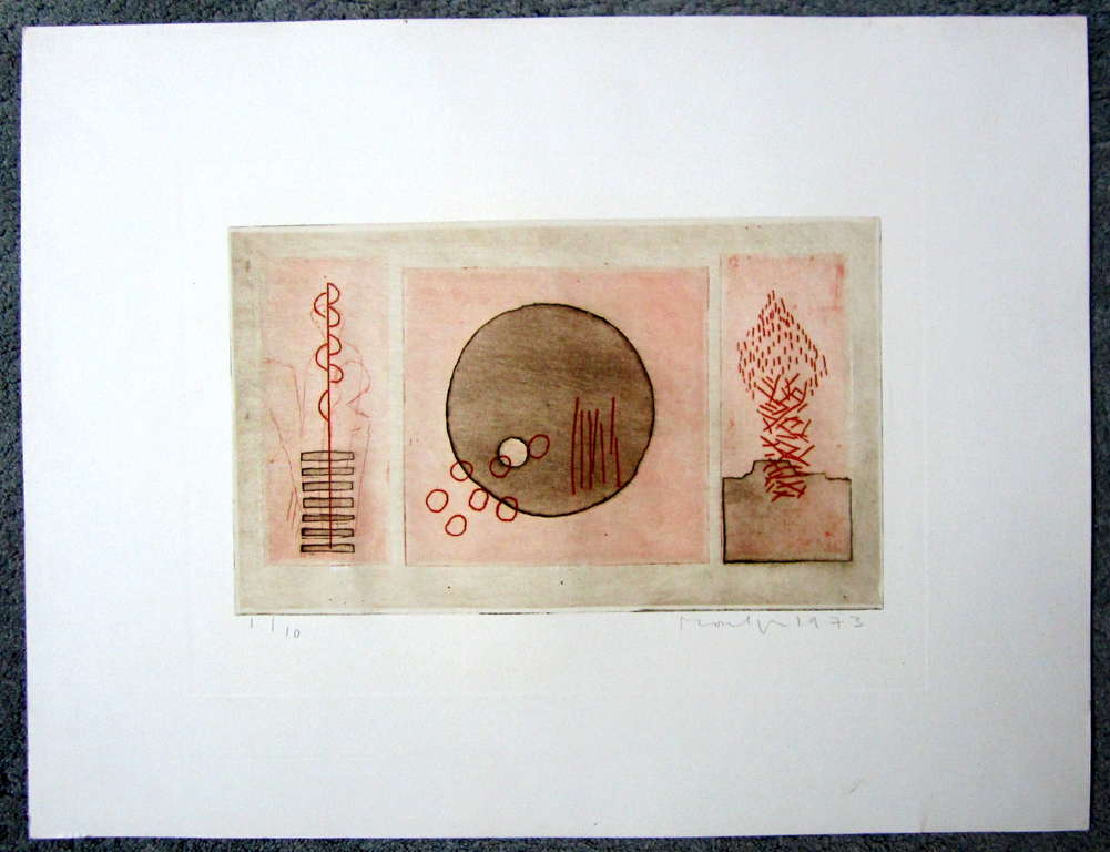 Jan Montyn, ets uit 1973 kopen? Bied vanaf 100!