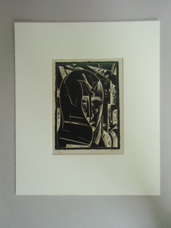 PASSANTE  //  HOUTSNEDE VAN HERMAN BIELING kopen? Bied vanaf 100!