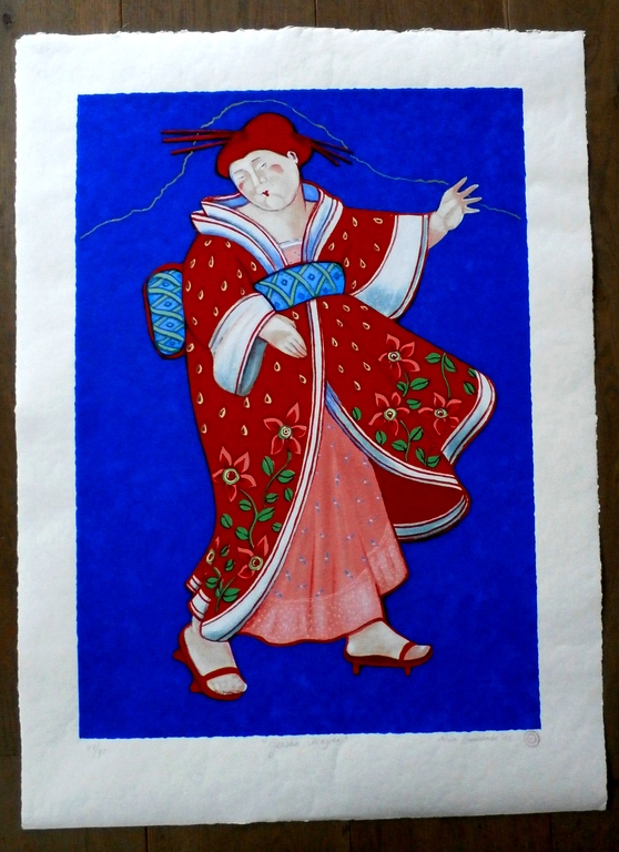 Ada Breedveld - zeefdruk: Geisha Mayra - 2005 kopen? Bied vanaf 89!
