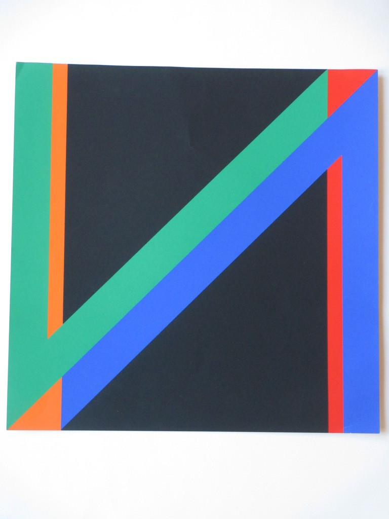 Horst Scheffler - Horst Scheffler, Kleurrijke abstracte compositie, Zeefdruk kopen? Bied vanaf 1!