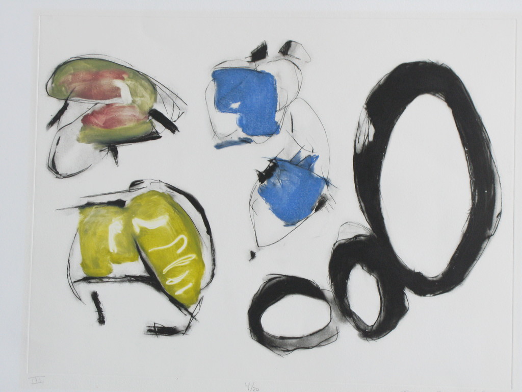 LAATSTE KEER | Biedt NU: Gerdi Bouws - groot abstract werk uit 1986 (gesigneerd) kopen? Bied vanaf 40!