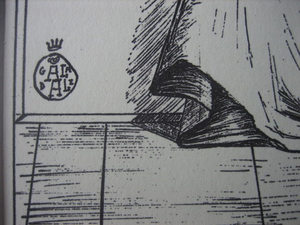 Salvador Dali - Interior - Lithografie - oplage 2500 ex. - 1944 kopen? Bied vanaf 1!