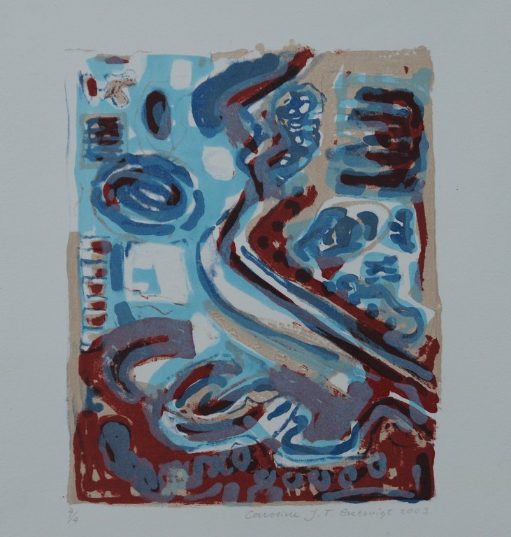 Caroline J.T. Gresnigt - gesigneerde litho - 2003 kopen? Bied vanaf 1!
