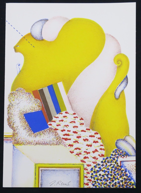 Jorg Reme: 2 litho's,  Zonder titel  kopen? Bied vanaf 20!