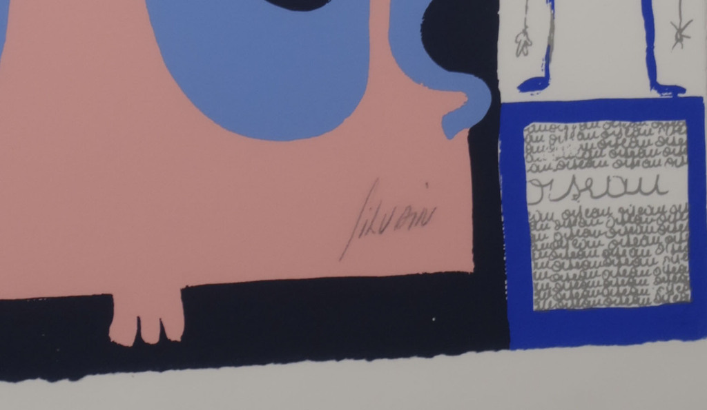 Christian Silvain: Zeefdruk, Vol de nuit - Ingelijst (Groot) kopen? Bied vanaf 60!