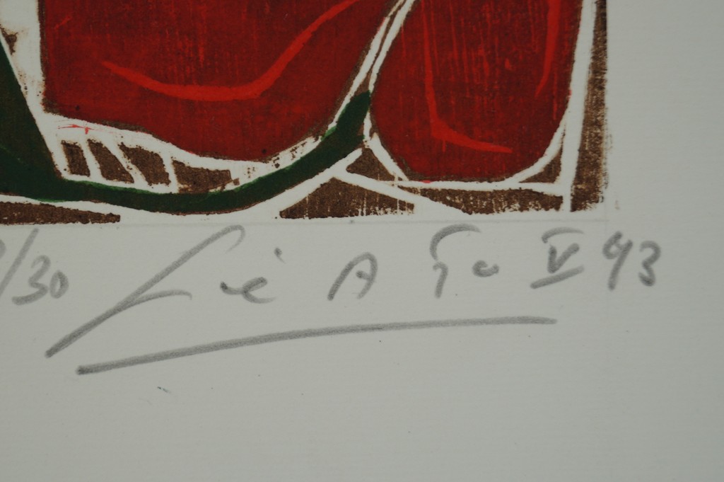 John Lie a Fo - gesigneerde zeefdruk - 1993 kopen? Bied vanaf 25!