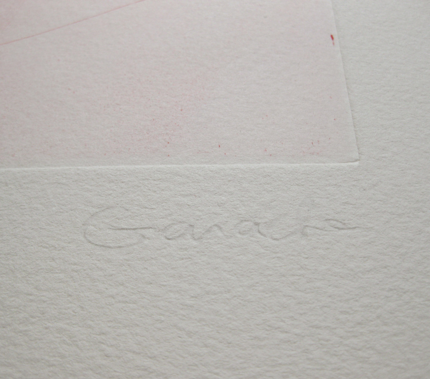 Claude Garache - " Rouge Debout " - 1990 - (Handgesigneerd) kopen? Bied vanaf 235!