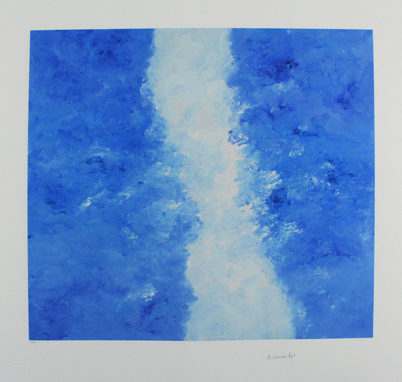 Armando - Armando, -Blaues Bild- Giclée op katoenpapier. 2017, Gesigneerd. Oplage 30. kopen? Bied vanaf 139!