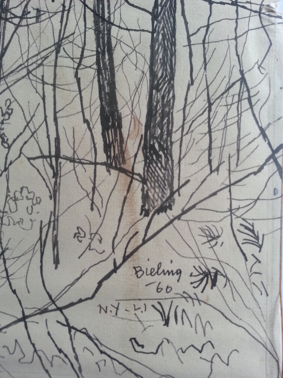 Herman Bieling - Inkt op papier - 1960 kopen? Bied vanaf 1!