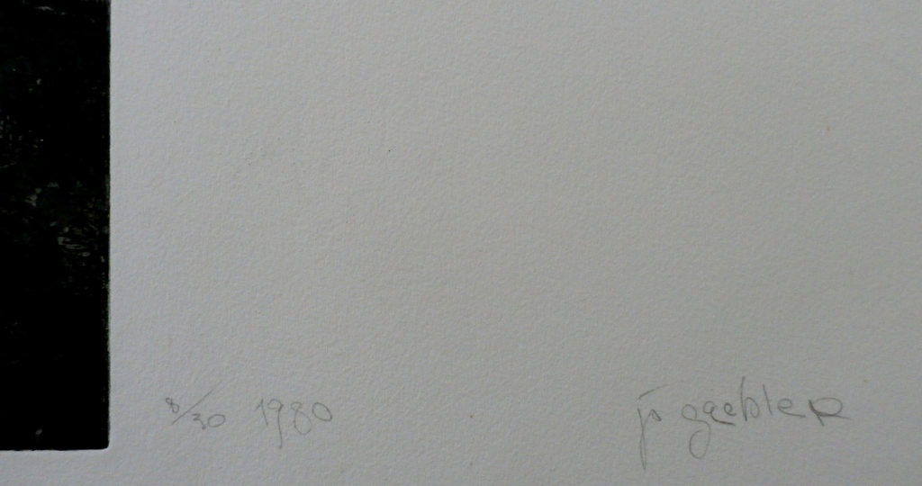 Jo Gaebler - 4 etsen op 1 blad: Koeien - 1980 kopen? Bied vanaf 50!