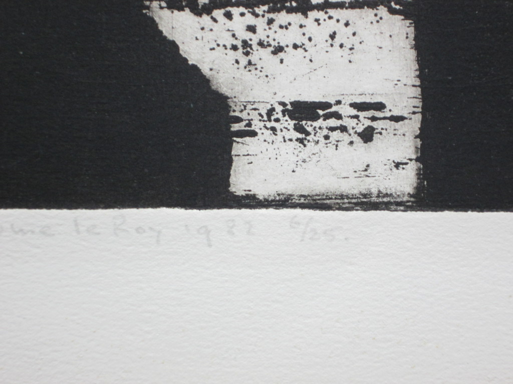 Guillaume Le Roy - ets - 1982 - met potlood gesigneerd kopen? Bied vanaf 1!