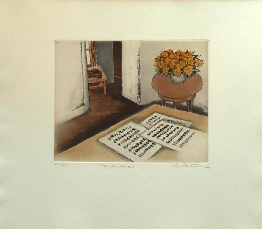 Antonini Annapia : gitaar (kleurgravure) kopen? Bied vanaf 1!