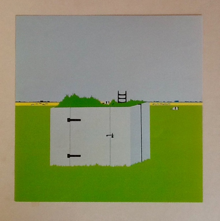 Han Jansen, offsetlitho, ingelijst kopen? Bied vanaf 20!
