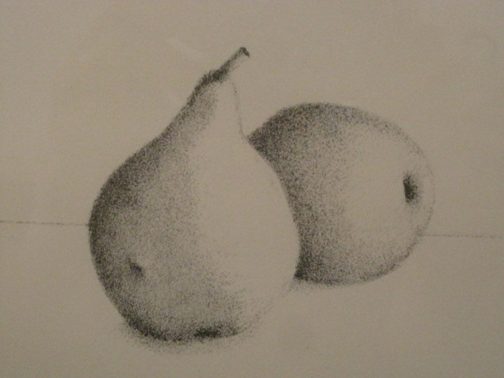 Metten Koornstra 1912-1978 - grote lithografie "2 peren" gesigneerd 1972  kopen? Bied vanaf 1!