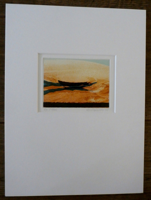 Nono Reinhold - ets/aquatint - 1988 - met opdracht verkocht voor € 50!