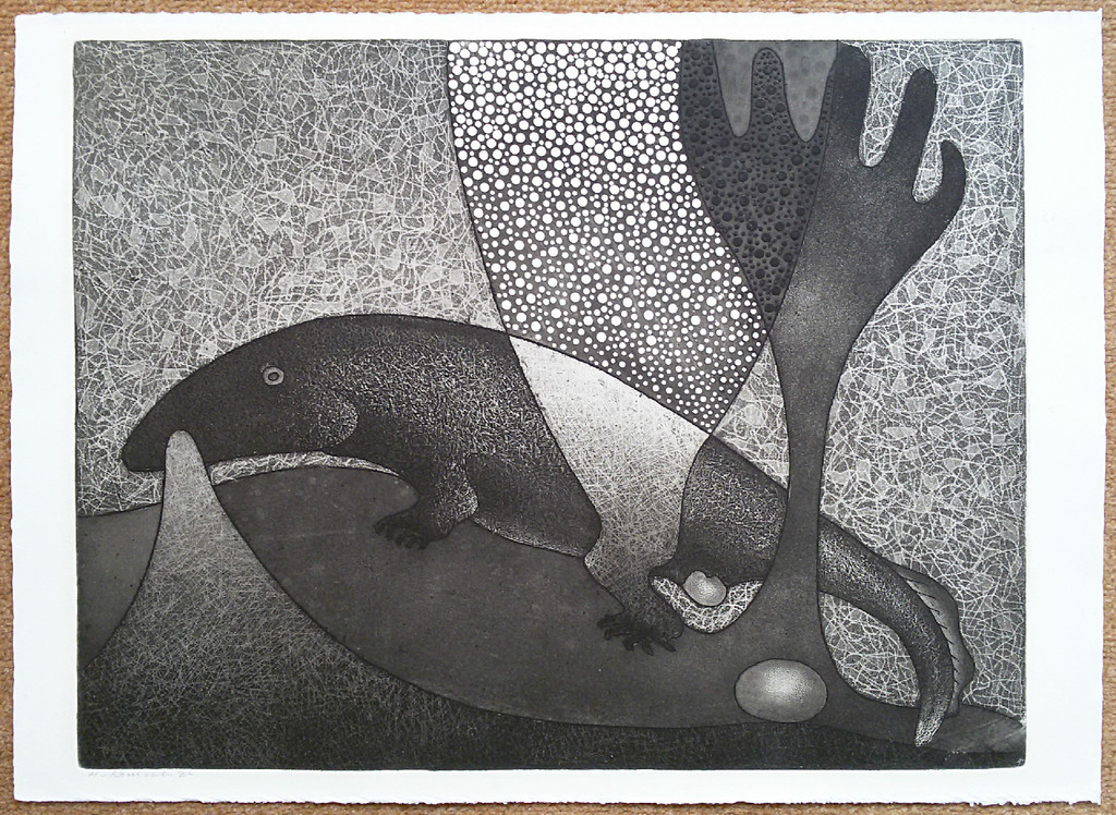 Laatste keer: Harry van Kruiningen - Buideldier, aquatint ets met reliëfdruk kopen? Bied vanaf 90!
