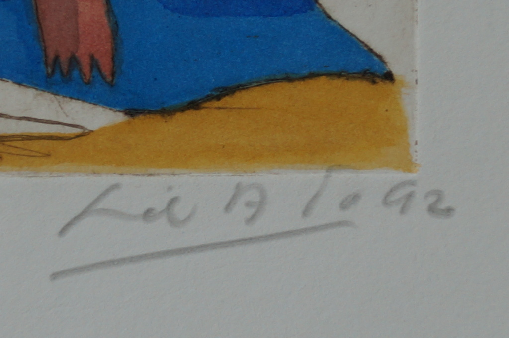 Johm Lie a Fo - gesigneerde zeefdruk - 1992  kopen? Bied vanaf 1!