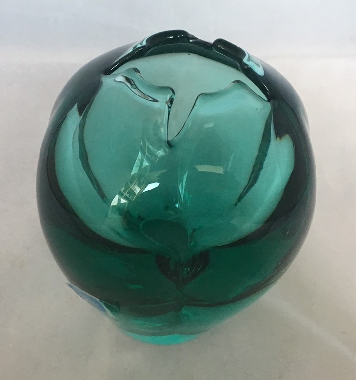 Miloslav Klinger voor Zelezny Brod Sklo - Groen vaasje kopen? Bied vanaf 30!