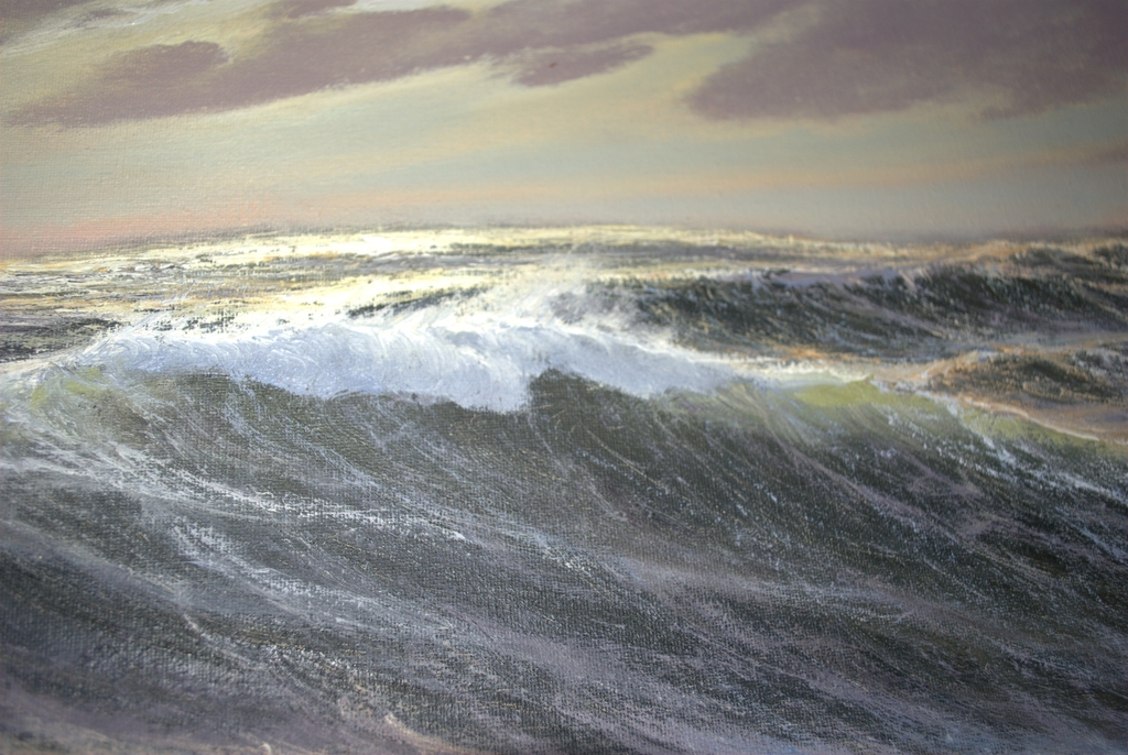 LOTHAR SCHLÜTER (KIEL,1928) - OLIEVERF - TOPKLASSE kopen? Bied vanaf 600!