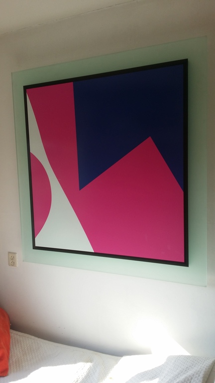 Groot plexiglas kunstwerk kopen? Bied vanaf 75!